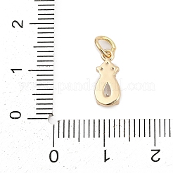 Латунные микро проложить кубического циркония подвески&nbsp;LS-KK-Q096-15B-G