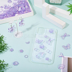 182шт 100г прозрачные акриловые бусины&nbsp;OACR-TA0003-66E