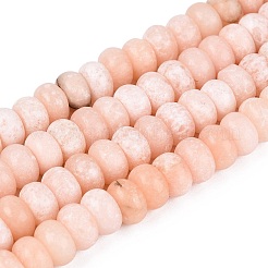 Fili di perle di giada rossa naturale&nbsp;G-N367-02A-04