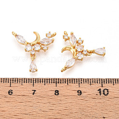 Ottone micro spianare pendenti zirconi&nbsp;KK-N263-46G