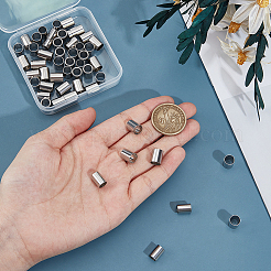 60 шт. бусины из нержавеющей стали марки 304&nbsp;STAS-ME0002-46