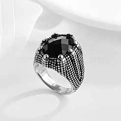 Кольца из хирургической нержавеющей стали 316L с кубическим цирконием для мужчин&nbsp;FS-WGD76F7-04