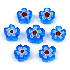 Millefiori a mano fili di perline di vetro&nbsp;LAMP-N029-017D-17