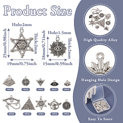 Подвески из сплава в тибетском стиле&nbsp;TIBEP-TA0001-40