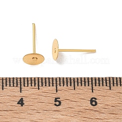 Messing Ohrstecker Zubehör&nbsp;KK-A300-30G-01