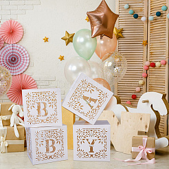 4 Stück Papier mit Aufbewahrungsboxen für Haustiere&nbsp;CON-WH0095-192