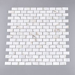 Piastrelle a mosaico in conchiglie naturali d'acqua dolce&nbsp;SHEL-Q029-07