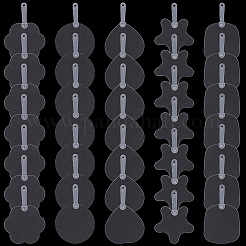 50 kit fai da te per realizzare ventagli a mano in acrilico trasparente e 5 stili&nbsp;AJEW-CP0012-30