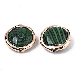 Perline di malachite sintetiche&nbsp;G-S359-113