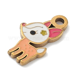 Подвески из нержавеющей стали 304 с эмалью&nbsp;STAS-G374-01G-04