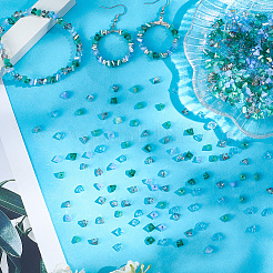 5 нить гальваника стеклянные бусины нити&nbsp;EGLA-LT0001-03A