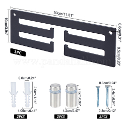 Support de cintre d'affichage de médaille acrylique&nbsp;ODIS-WH0036-07A