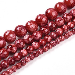 Выпечка окрашенные стеклянные бусины&nbsp;X1-DGLA-N003-10mm-A02