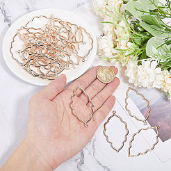 50 шт. большие подвески из сплава в тибетском стиле с открытой задней частью&nbsp;FIND-CA0008-77RG