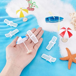 Set di decorazioni per esposizioni in miniatura in plastica e resina&nbsp;DJEW-HY0001-06