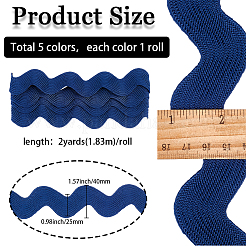 10 ярд двухцветных полиэстеровых лент&nbsp;SRIB-GF0001-56A