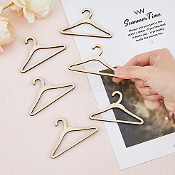 Деревянные вешалки для одежды куклы&nbsp;DOLL-WH0004-03A