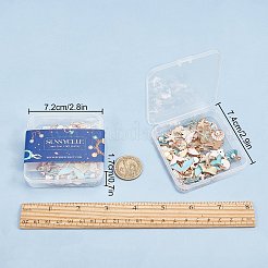 Подвески из сплава и эмали с морской тематикой&nbsp;PALLOY-SC0002-78