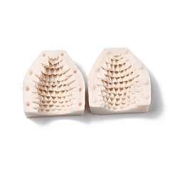 3d arbre de noël bricolage bougie deux parties moules en silicone&nbsp;CAND-B002-03