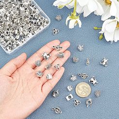 Европейские сплавочные бусины тибетского стиля &nbsp;TIBEB-FH0001-19AS-LF