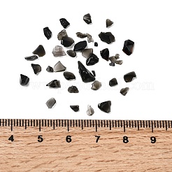 Природные обсидиана бисер чип&nbsp;G-L453-08
