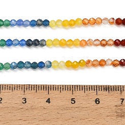 Farbverlauf-Farbe natürliche Achat Perlen Stränge&nbsp;GG-CBA4399-A04-01B