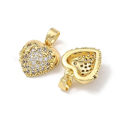 Ciondoli con micro pavé in ottone per San Valentino&nbsp;CU-L277-06G
