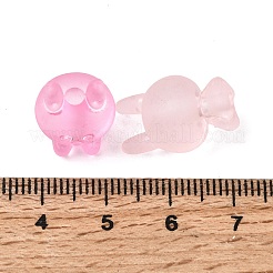 Матовые прозрачные акриловые бусины&nbsp;FACR-C001-01H