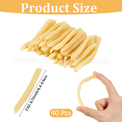 40 Stück PVC-Imitat-Pommes frites&nbsp;AJEW-CN0007-08