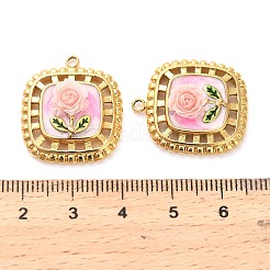 Подвески из нержавеющей стали 304 с эмалью&nbsp;STAS-B084-10G-03