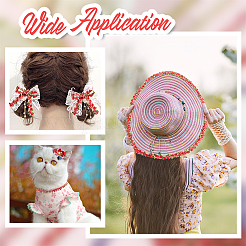 4.6~5 ярд цветочной полиэстеровой отделочной ленты&nbsp;OCOR-PH0001-97A