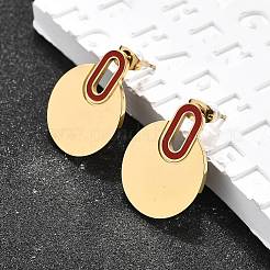 Серьги-гвоздики из нержавеющей стали 304&nbsp;LS-EJEW-Q030-01G-B