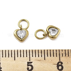 Подвески из нержавеющей стали 304 со стразами&nbsp;STAS-D302-09G