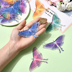 20 шт. 5 цвета ткани имитация марли бабочка украшения аксессуары&nbsp;DIY-SP0005-69