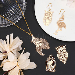 30шт 5 латунные подвески&nbsp;KKC-CA0001-10