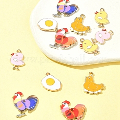 12шт 6 стиля подвески из сплава с эмалью&nbsp;FIND-FS0002-38