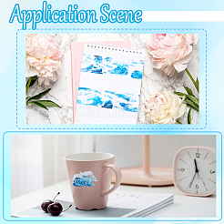 Haustier Blumenmuster DIY Scrapbook dekorative Klebebänder&nbsp;DIY-WH20011-96G