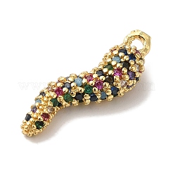 Подвеска из латуни с микропаве из кубического циркония&nbsp;KK-A229-03C-G