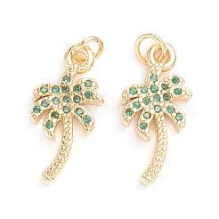 Латунные микро проложить кубического циркония подвески&nbsp;ZIRC-G165-01G