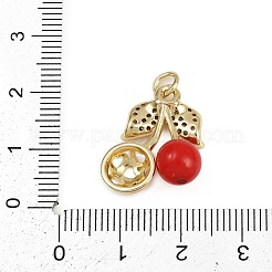 Латунные микро проложить кубического циркония подвески&nbsp;KK-D409-32G