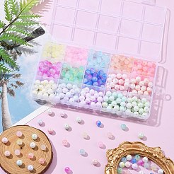 Прозрачные и двухцветные непрозрачные акриловые бусины&nbsp;SACR-FS0001-24