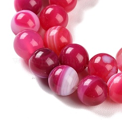 Натуральные полосатые агатовые / полосатые агатовые бусинки&nbsp;G-Z060-A01-C06
