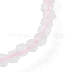 Colliers avec perles de quartz rose naturel&nbsp;NJEW-K114-A-A01