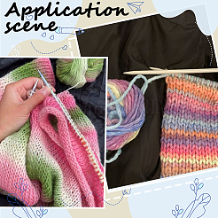 30 шт. экологически чистый АБС-пластиковый держатель для маркеров для вязания крючком&nbsp;IFIN-SC0001-96A