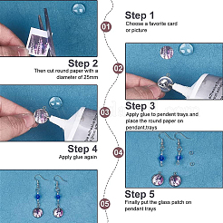 Наборы для изготовления подвески из нержавеющей стали 304 своими руками&nbsp;DIY-UN0056-03A