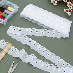 16 Yard Polyester-Spitzenbesatzband&nbsp;OCOR-WH0070-179A