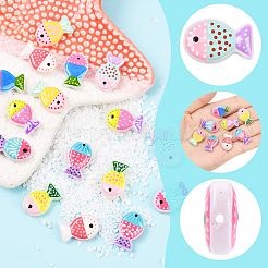 16шт. 8-х цветные стеклянные бусины&nbsp;LAMP-PA0001-38