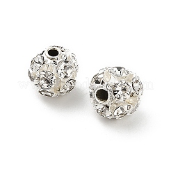 6 мм латунные бусины со стразами&nbsp;X1-KK-S519-01A-02S