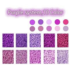 8500шт 10 стильные стеклянные бусины&nbsp;SEED-YW0001-80E