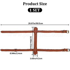 Correa de estera de yoga de cuero pu&nbsp;FIND-WH0418-28